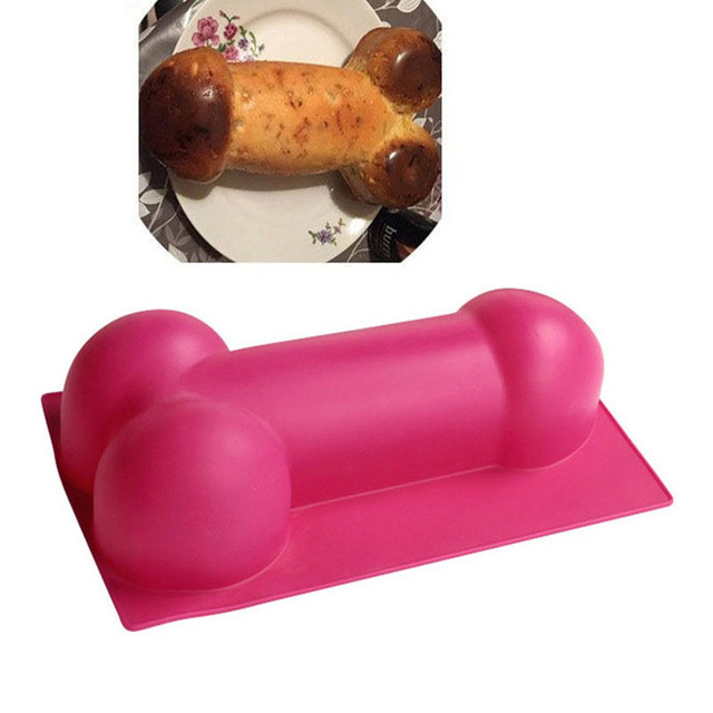 Penis Shaped Cake Mold Big Red Dick Silicone Soap Fondant Mold Birthday  Party Spoof Home Decoration Baking Accessories - AliExpress